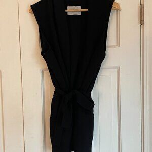 Carolina Belle, Black Vest, Wrap, One Size